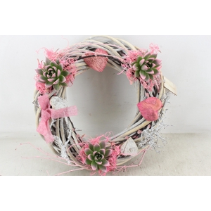 arr2 MB - Rieten krans naturel ech.