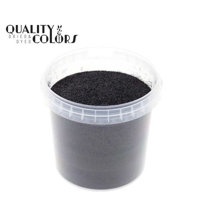 <h4>Glitters 400gr in bucket Black</h4>