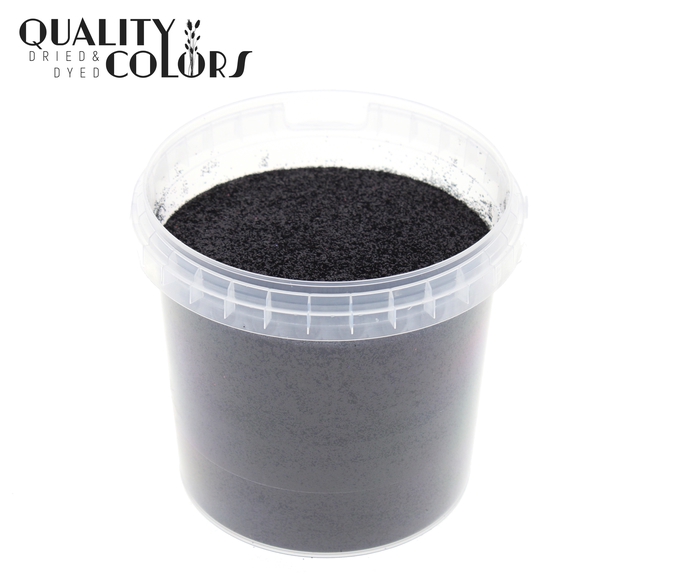 Glitters 400gr in bucket Black