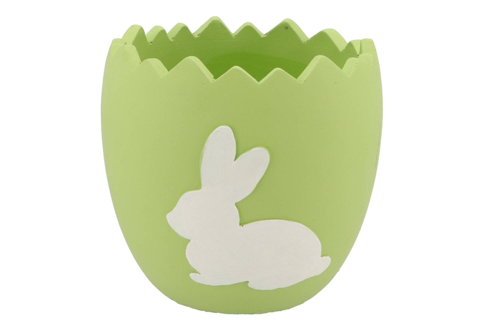 Easter Rabbit Pot Green 17,5x17,5x17cm Nm