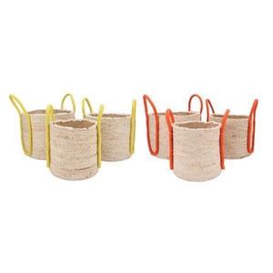 Venice Yellow/orange Basket Hand Set 3 35x28/32x26/26x25 Nm