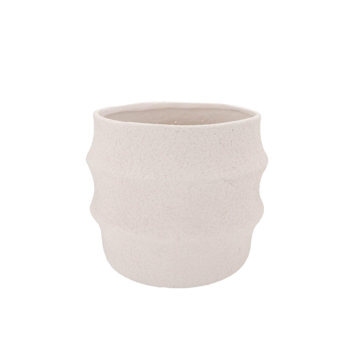 <h4>Cascais White Pot 20x20x18cm</h4>