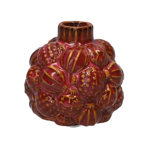 DF03-751621300 - Candle Holder Boelle d2.8/8.5xh8 red