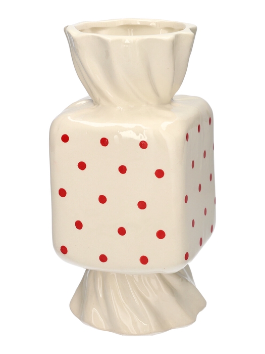 <h4>DF11-730451500 - Vase Candy 11.5x11.5x24 white</h4>