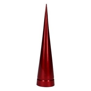 Kerst Deco metal cone d04*20cm