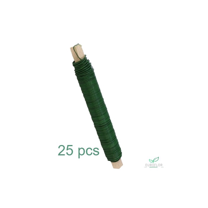 <h4>WIKKELDRAAD GROEN 0.50mm 25pcs</h4>