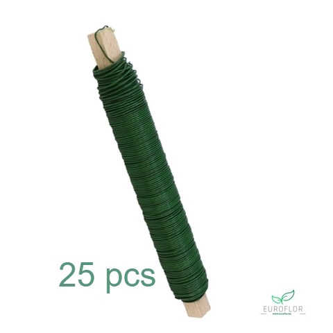 WIKKELDRAAD GROEN 0.50mm 25pcs