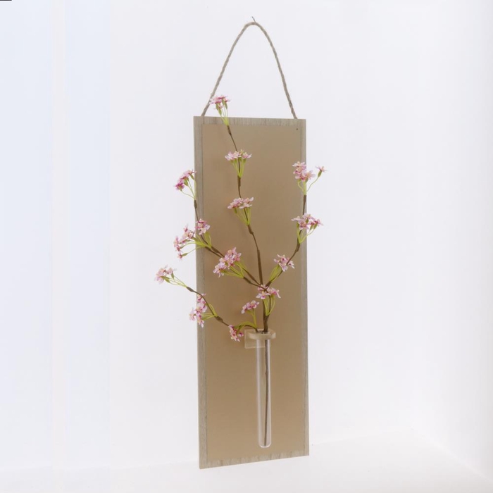 <h4>Wall Board Mtl+Glass Vase+Magn</h4>