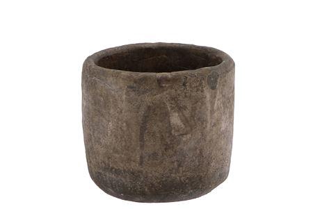 <h4>Iron Stone Grey Pot 12x11cm</h4>