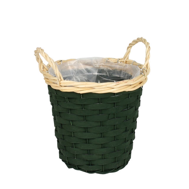 <h4>Basket Runan chipwood D20xH17 d.green</h4>