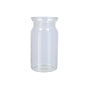 Glass Roca Milk Bottle Clear 16x30cm