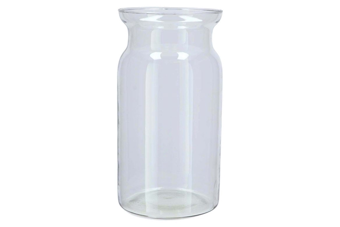 <h4>Glass Milk Bottle Roca Clear 16x30cm</h4>