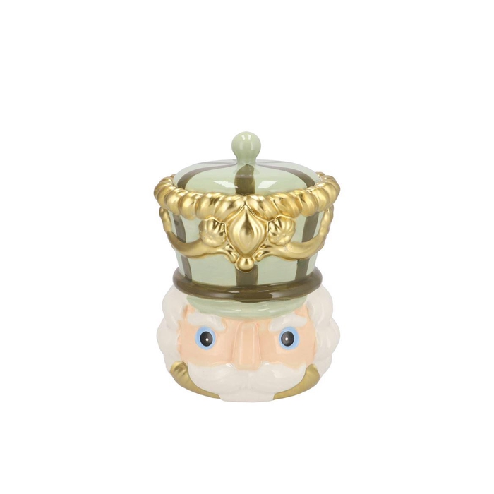 <h4>Candy Nutcracker Green Jar 14x14x20cm Nm</h4>