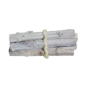 Z.bloemst 20 cm stone wit 16st.