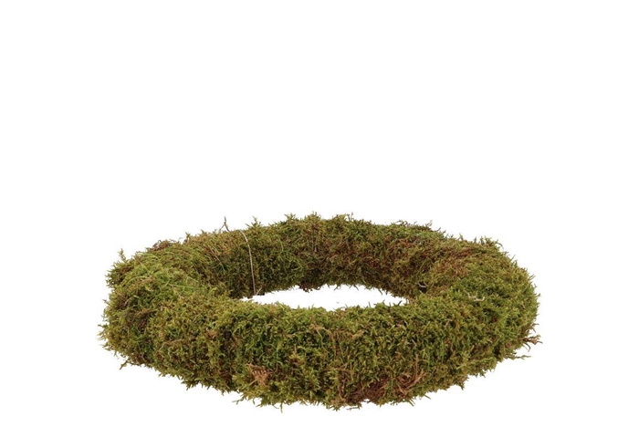Nature Wreath Green Moss 30cm