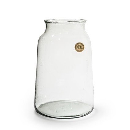 Glass eco vase eddy d16/24 35cm