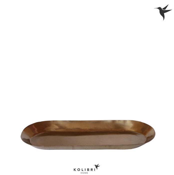 <h4>Kolibri Home plate oval gold</h4>