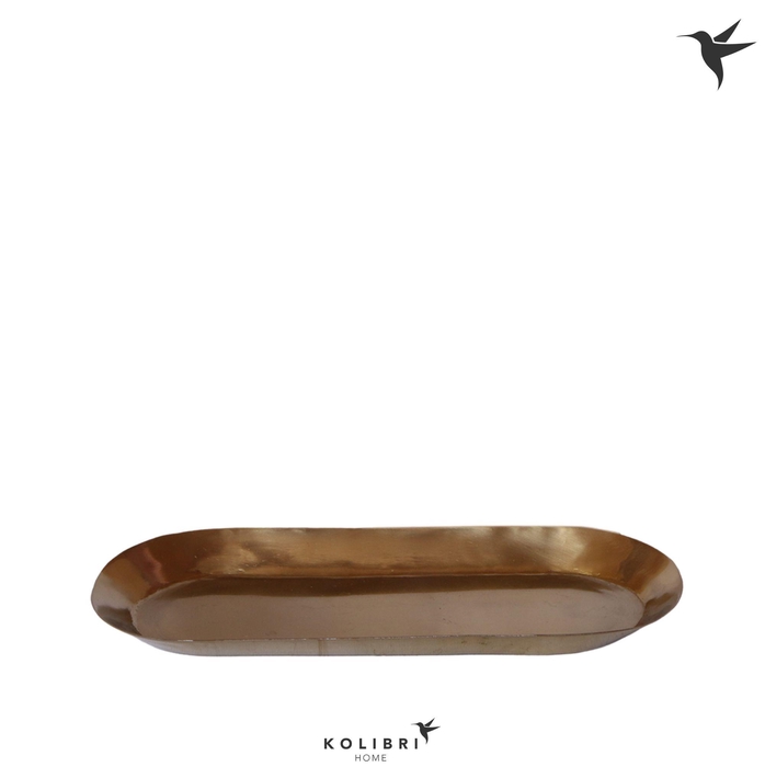 <h4>Kolibri Home plate oval gold</h4>