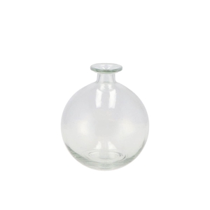 Glass Dry Clear Bottle Globe 9x12cm