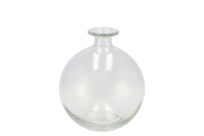 <h4>Glass Dry Clear Bottle Globe 9x12cm</h4>