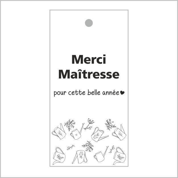 <h4>Labels Kaart 5*10cm x20 M.Maîtresse</h4>