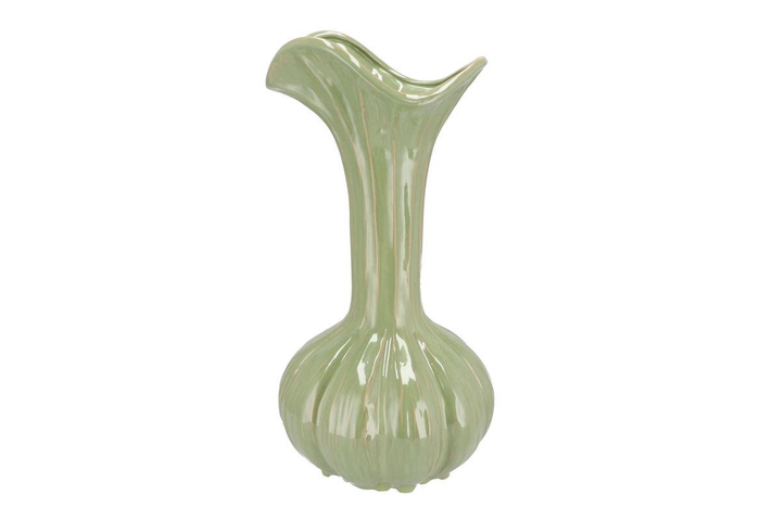 <h4>Mia Pistache Vase Garlic 21x21x44cm Nm</h4>