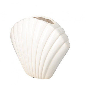 Maritiem Keramiek vaas Shell d17*16.5cm