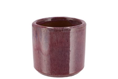 <h4>Javea Cilinder Pot Glazed Pink 11x11cm</h4>