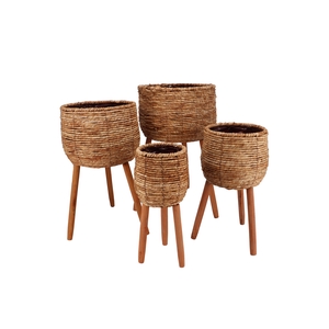 Loftier Natural Basket Set 4 18x44/24x52/32x60/38x65cm