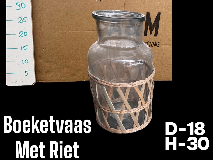 <h4>GLAZEN VAAS H%</h4>