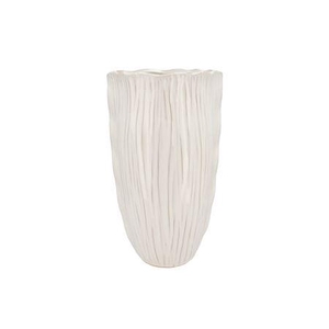 Lima White Vase Long 25x25x45cm Nm