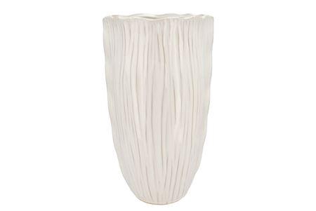<h4>Lima White Vase Long 25x25x45cm Nm</h4>