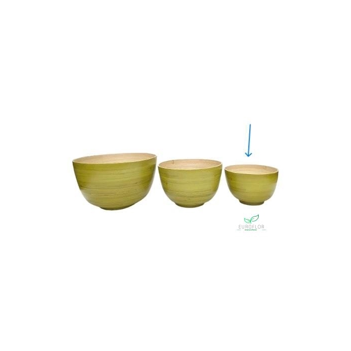 <h4>BOWL BAMBOO GREEN D15 H10</h4>