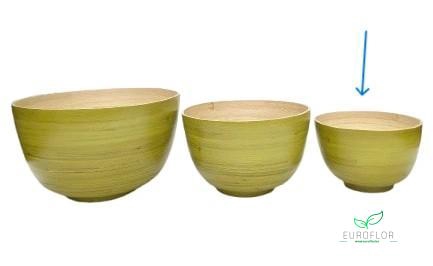 BOWL BAMBOO GREEN D15 H10