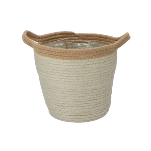 Tripoli Basket Pot Pistachio 23x22cm Nm