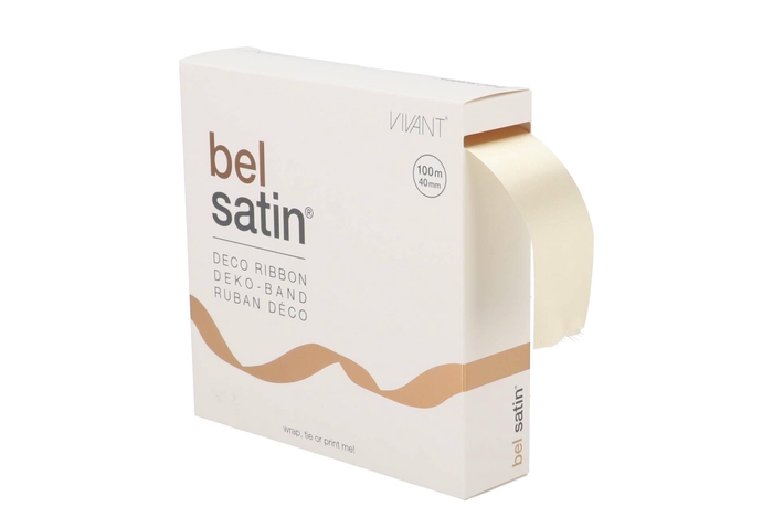 <h4>Ribbon Satin 72 Champagne 100mx40mm P/1</h4>