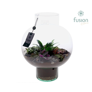 Green Bottle Laura Large met arrangement