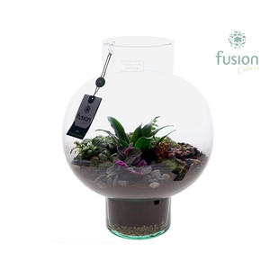 Green Bottle Laura Large met arrangement