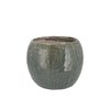 Iron Stone Blue Ball Pot 16x16x12cm Nm
