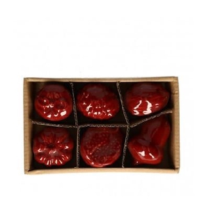 Herfst Deco Frutta 5.5cm x6