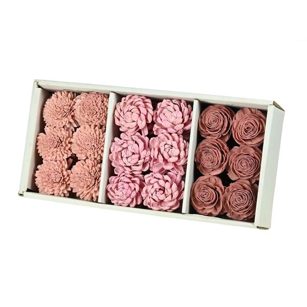 <h4>Sola Flower 8cm 36pc Pink Mix</h4>