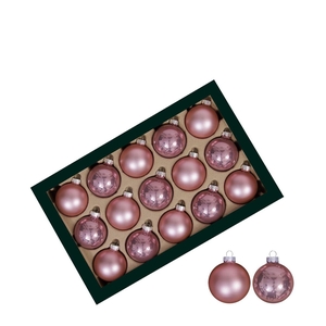 Kerstbal Bal  60mm combi x30