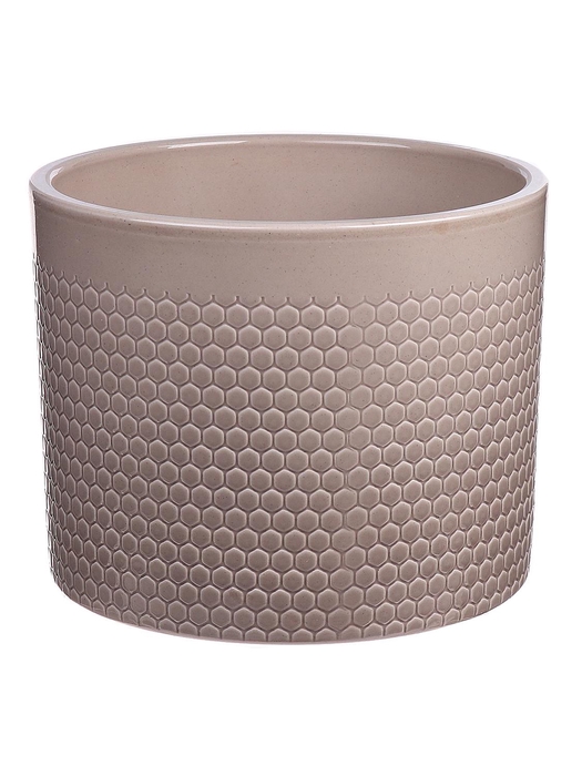 <h4>DF03-883809200 - Pot Capri d17.5xh14.4 grey glazed</h4>