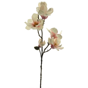 SILK FLOWERS - MAGNOLIA SPRAY PINK 65CM