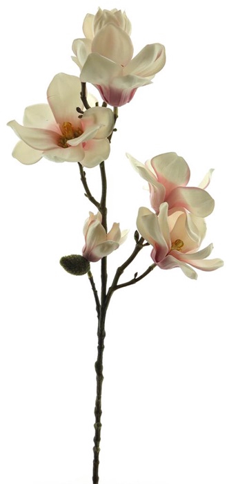 SILK FLOWERS - MAGNOLIA SPRAY PINK 65CM