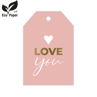 Labels Displ.Card GB Love 5*8cm x20