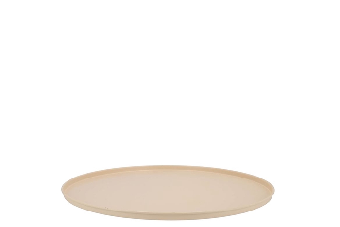 <h4>Coaster Cream Tray Metal 36x36x2cm</h4>