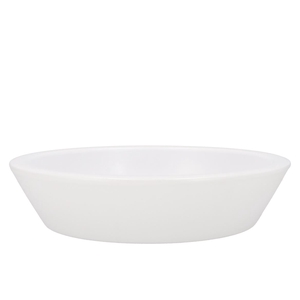 Ceramic Bowl Matt White Low Round 30x7cm
