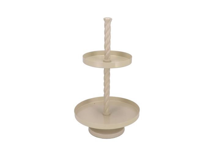 Storage Shelf Swirl Cozy Sand 35x35x62cm