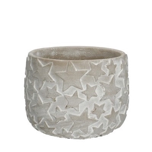 Sale Christmas Ceramics pot star d15*11cm